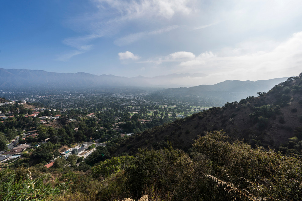 Aerial View of La Canada Flintridge CA