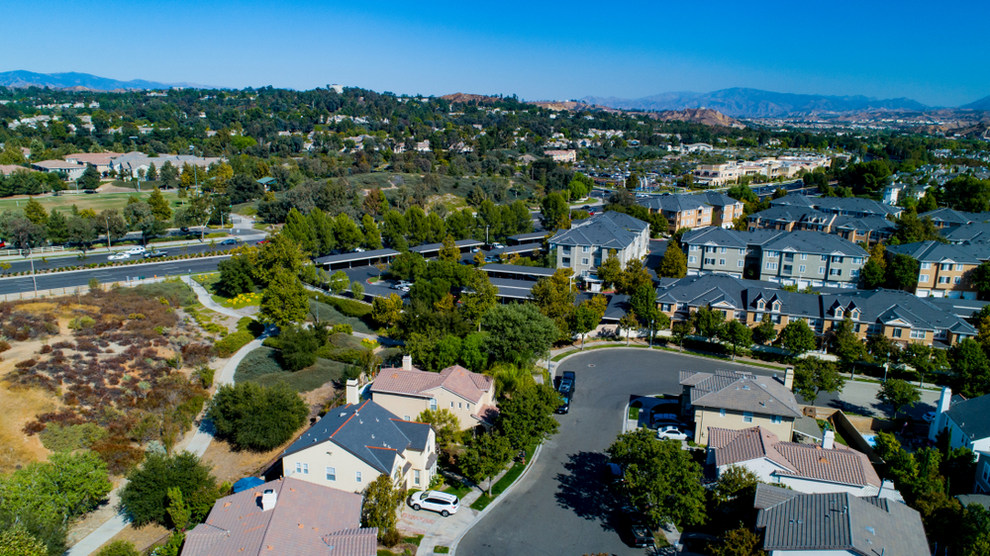 Aerial View of Santa Clarita CA