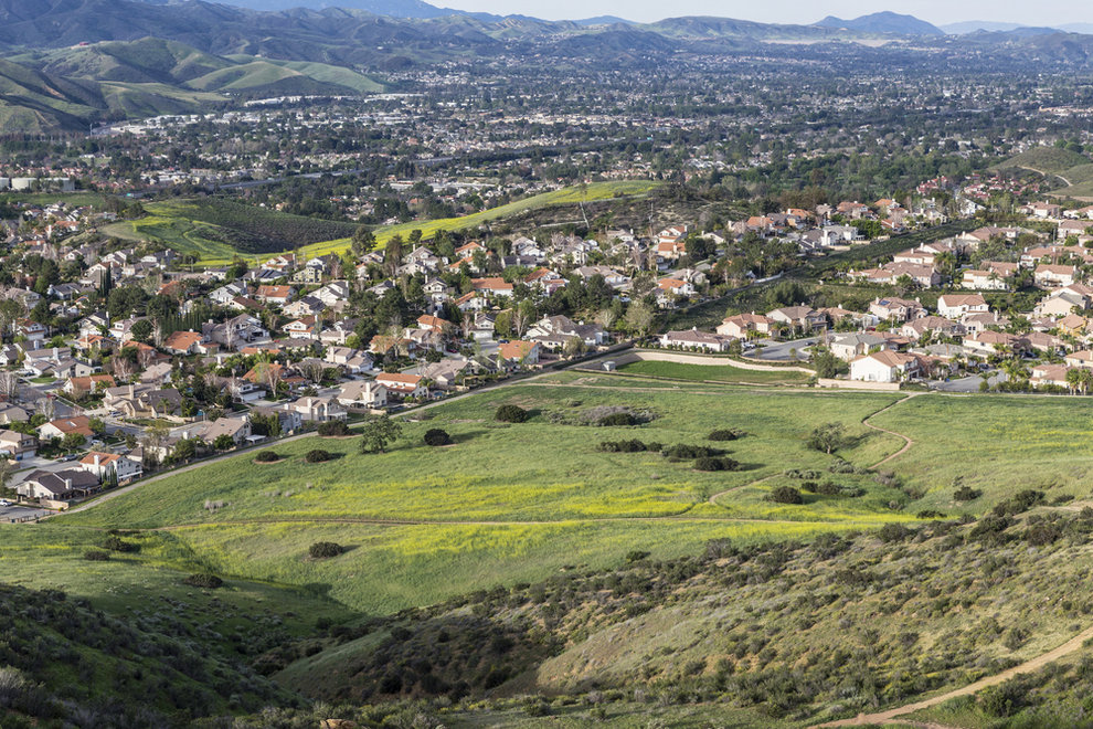 Aerial View of Simi Valley CA