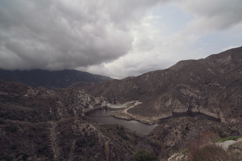 Aerial View of Tujunga CA Dam