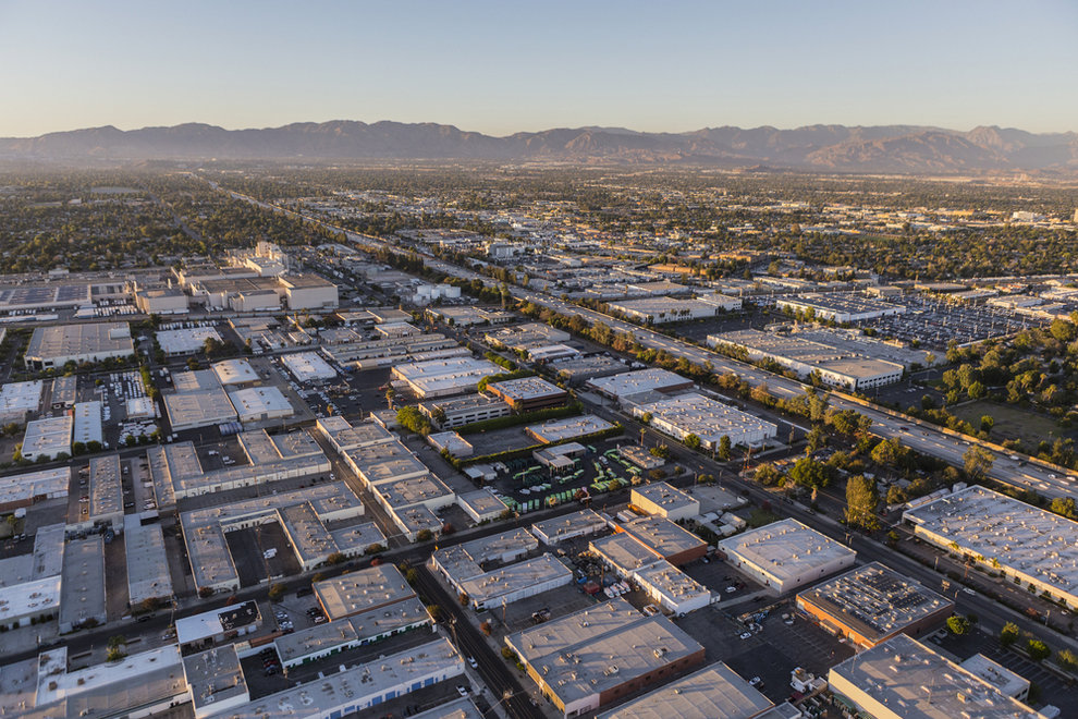 Aerial View of Van Nuys CA