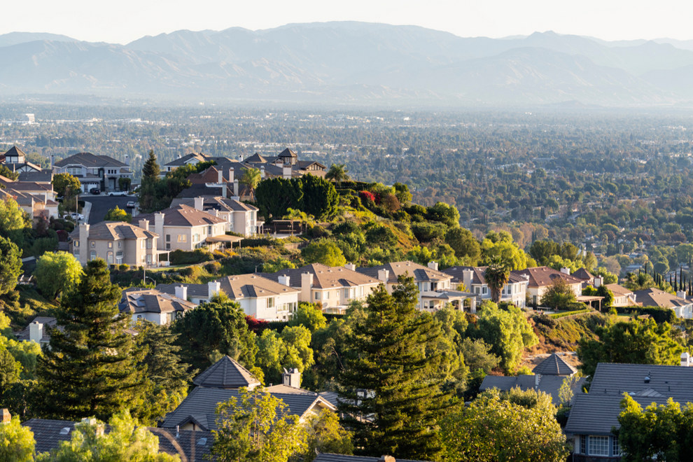 Aerial View of West Hills Neighborhood