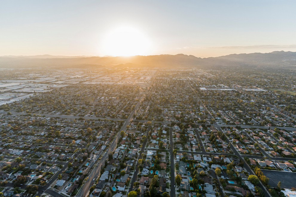 Aerial View of Winnetka CA