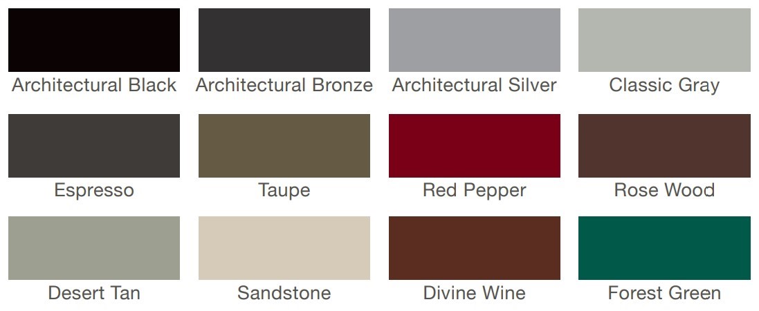 Casement window colors