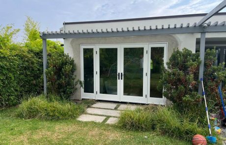 Three Fiberglass French Door Installation in Malibu, CA