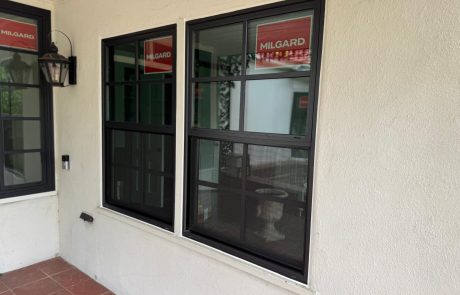 Milgard Black Ultra Fiberglass Window Installation in North Hollywood, CA