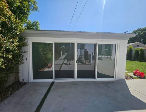 Garage Door to Sliding French Patio Door Upgrade in Santa Monica, CA