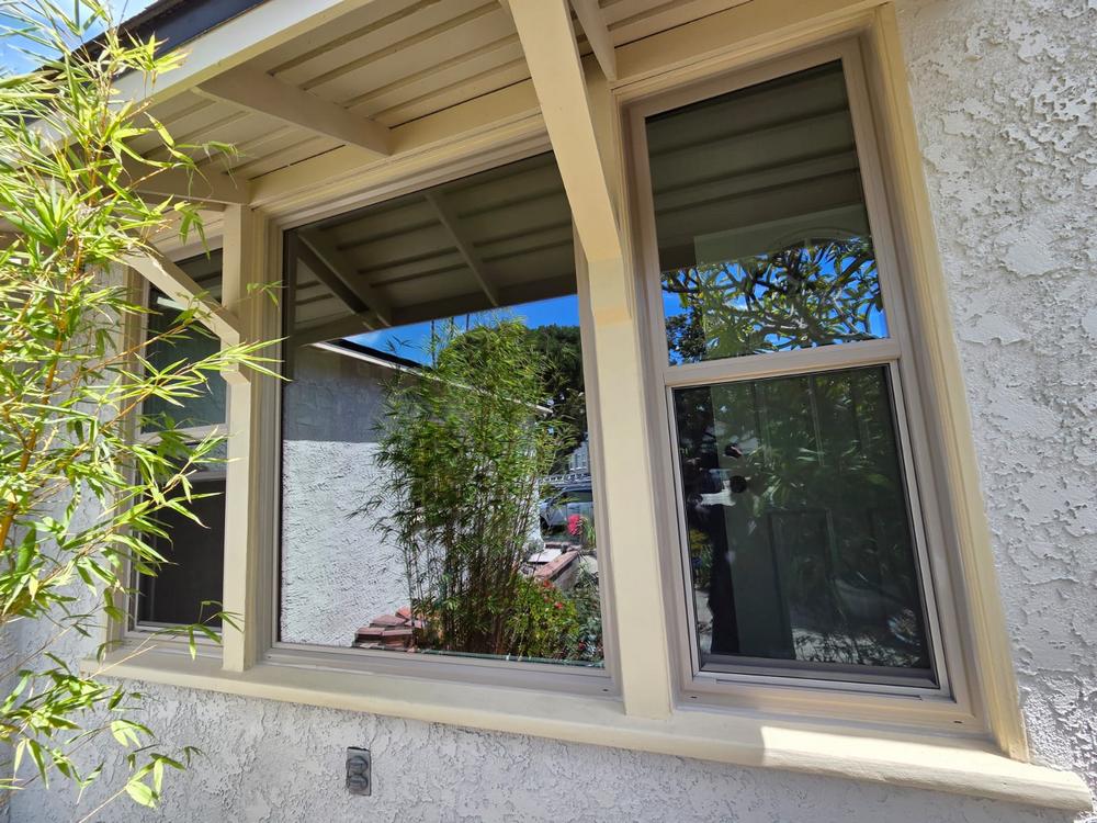 Adobe-Colored Anlin Window Replacement in Lakewood, CA