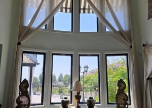 Beautiful Black Window Installation in Burbank, CA