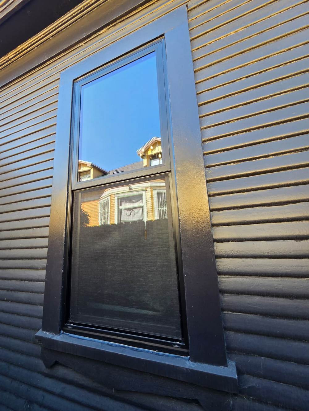 Black Frame Milgard Trinsic Window Installation in Los Angeles, CA (6)