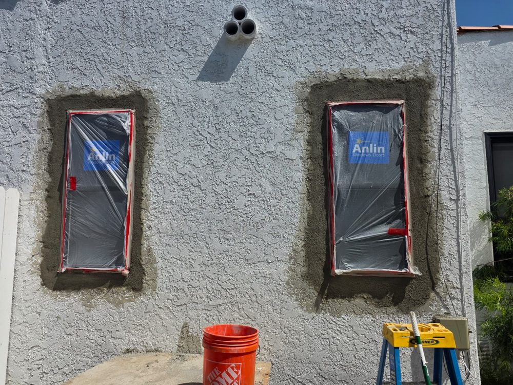 Black Anlin Window Replacement for New Construction in Sherman Oaks, CA (1)