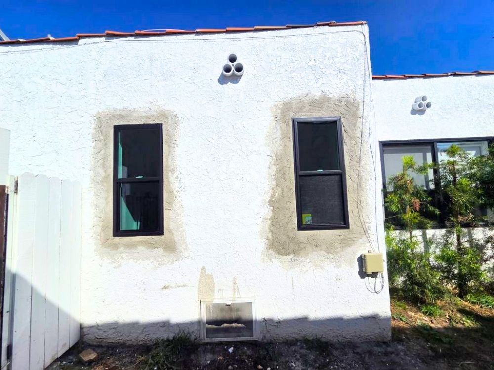 Black Anlin Window Replacement for New Construction in Sherman Oaks, CA