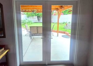 White Anlin French Door Installation in Los Angeles, CA