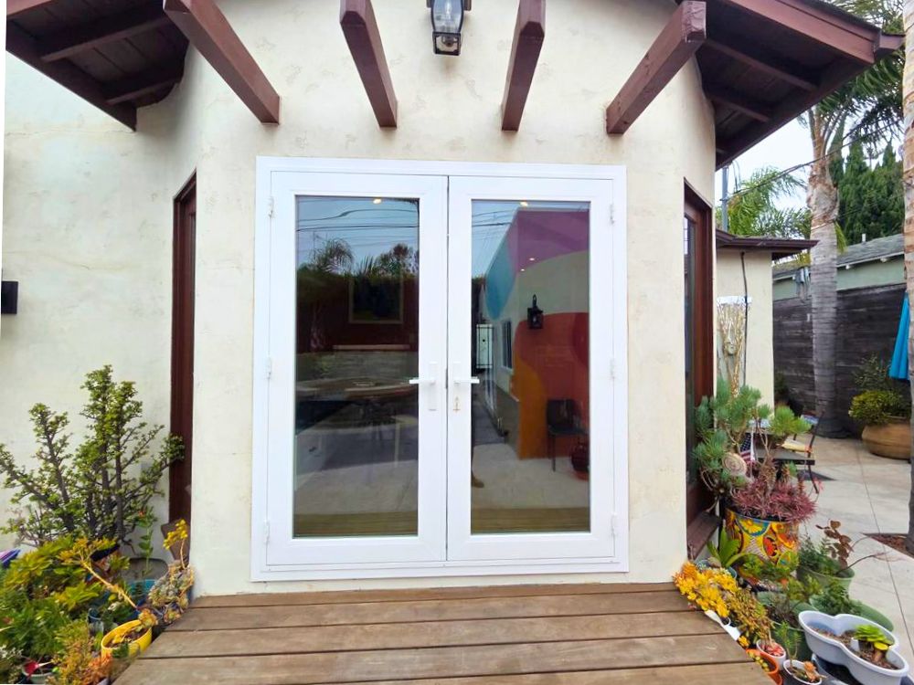 White Anlin French Door Replacement in Torrance, CA