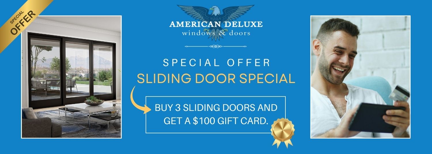 Buy 3 sliding doors and get a $100 gift card