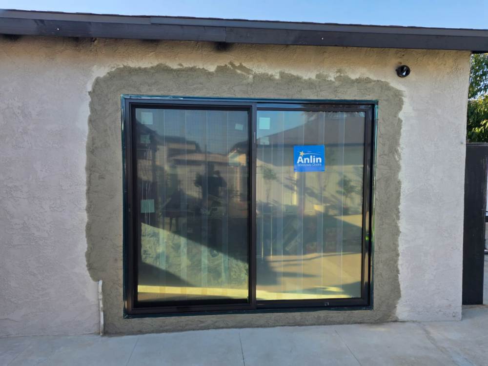 American Deluxe - Black Anlin Patio Door Installation in Sun Valley, CA (16)