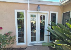 White Anlin French Doors Installed in Santa Clarita, CA
